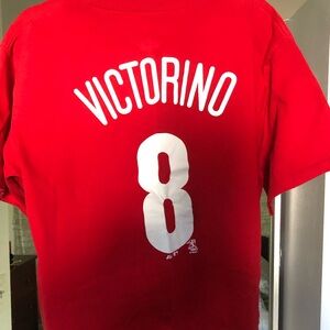 Phillies Shane Victorino shirt L
